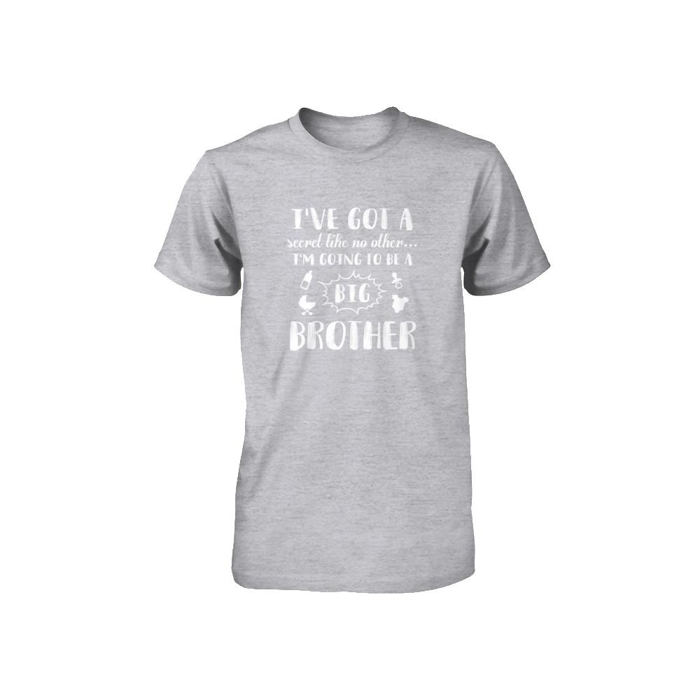 Secret Like No Other I'm Going To Be A Big Brother Youth-Youth Shirt-Youth T-Shirt-Athletic Heather