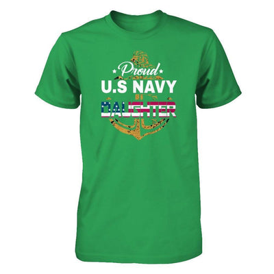 Proud US Navy Daughter-T-Shirt & Hoodie-Premium T-Shirt-Kelly Green