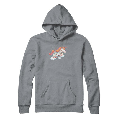 Tattooed Girl Unicorn Tattoos-T-Shirt & Tank Top-Pullover Hoodie-Light Steel