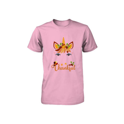 Thanksgiving Unicorn Pumpkin For Kids Youth-Youth Shirt-Toddler T-Shirt-Pink