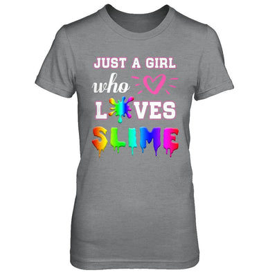 Just A Girl Who Loves Slime-T-Shirt & Hoodie-Women's T-Shirt-Sport Grey