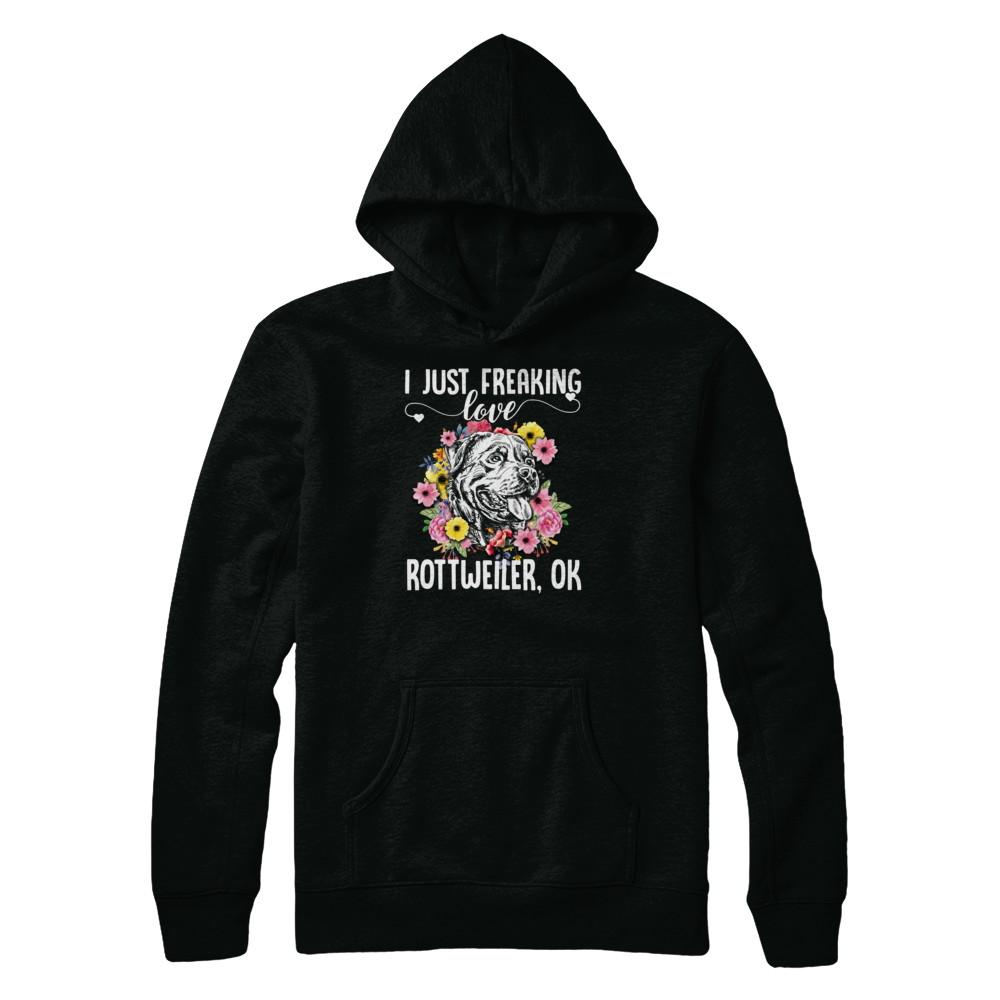 Dog I Just Freaking Love Rottweiler-T-Shirt & Tank Top-