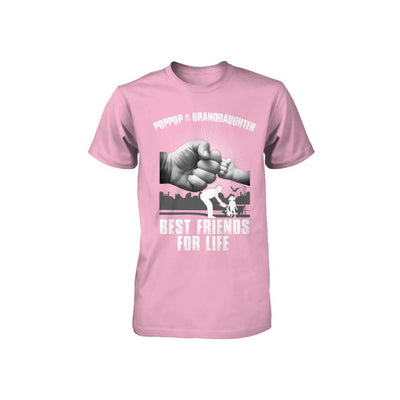 Poppop And Granddaughter Best Friends For Life Youth-Youth Shirt-Toddler T-Shirt-Pink