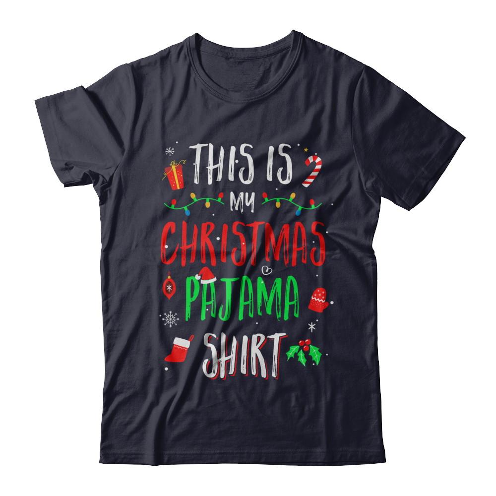 This Is My Christmas Pajama-T-Shirt & Sweatshirt-Premium T-Shirt-Midnight Navy
