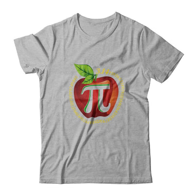 Teacher Apple Pi Math Happy Pi Day-T-Shirt & Hoodie-Premium T-Shirt-Heather Gray