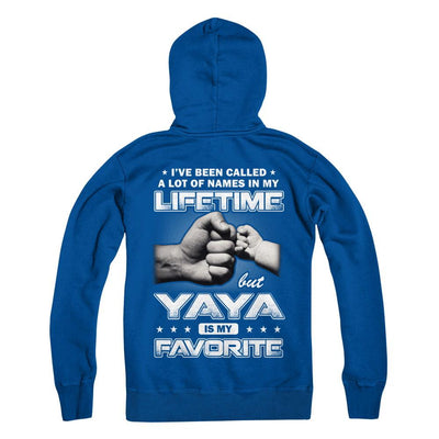 I've Been Called A Lot Of Names But Yaya Is My Favorite-T-Shirt & Hoodie-Pullover Hoodie-Deep Royal