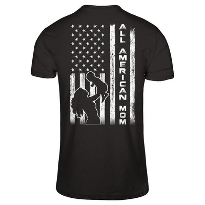 All American Mom Flag-T-Shirt & Hoodie-Premium T-Shirt-Black