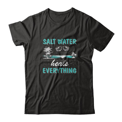 Saltwater Heals Everything-T-Shirt & Tank Top-Premium T-Shirt-Black