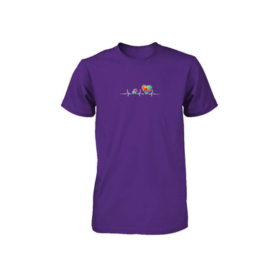 Autism Puzzle Heartbeat Autism Awareness Youth-Youth Shirt-