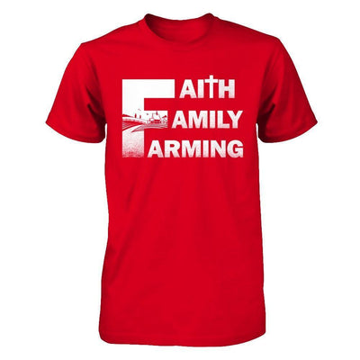 Faith Family Farming Farmer-T-Shirt & Hoodie-Premium T-Shirt-Red