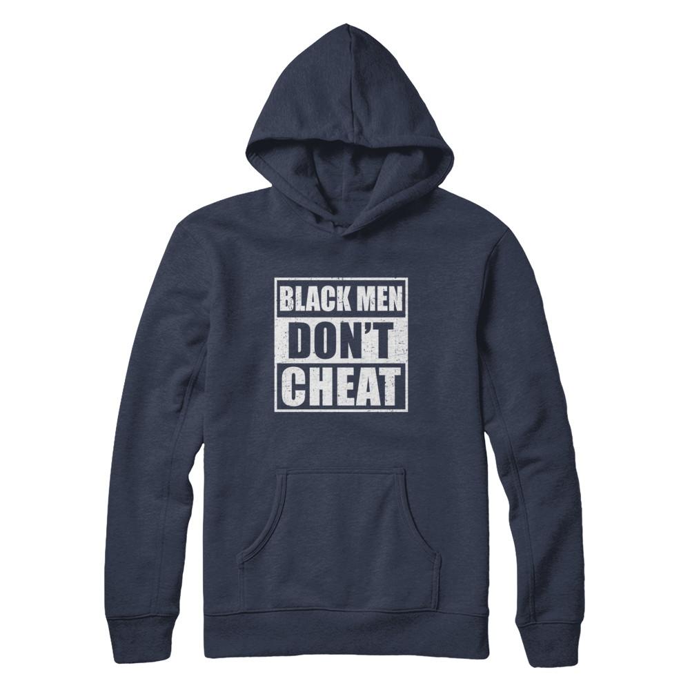 Funny Black Men Dont Cheat-T-Shirt & Hoodie-Pullover Hoodie-Navy