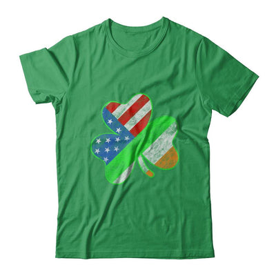 Vintage AMERICAN FLAG Ireland St Patricks Day-T-Shirt & Hoodie-Premium T-Shirt-Kelly Green