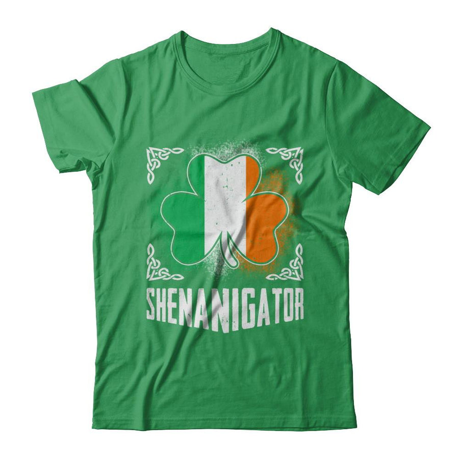 Shenanigator Happy St Patrick's Day-T-Shirt & Hoodie-Premium T-Shirt-Kelly Green