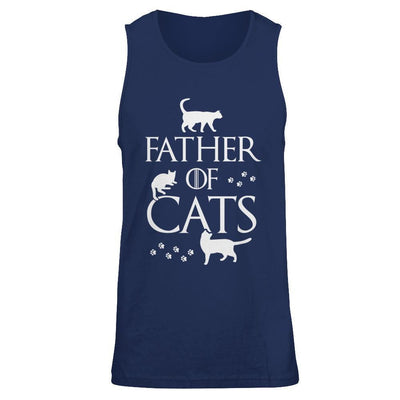 Father Of Cats Gifts For Cat Lovers-T-Shirt & Hoodie-Unisex Tank-Navy