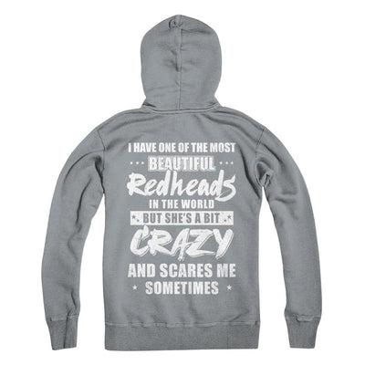 I Have One Of The Most Beautiful Redheads In The World-T-Shirt & Hoodie-Pullover Hoodie-Light Steel