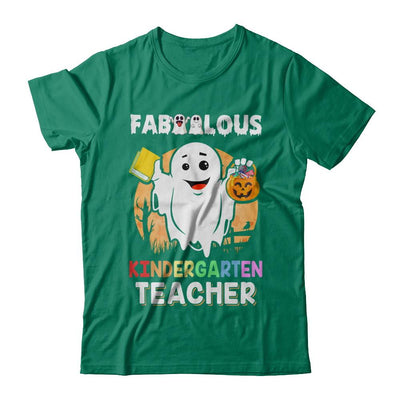 Faboolous Fabulous Kindergarten Teacher Halloween-T-Shirt & Hoodie-Classic T-Shirt-Kelly Green