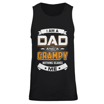 I Am A Dad And A Grampy Nothing Scares Me-T-Shirt & Hoodie-Unisex Tank-Black
