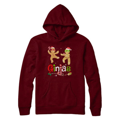 Ginjas Gingerbread Ninjas Funny Christmas Gifts-T-Shirt & Hoodie-Pullover Hoodie-Maroon