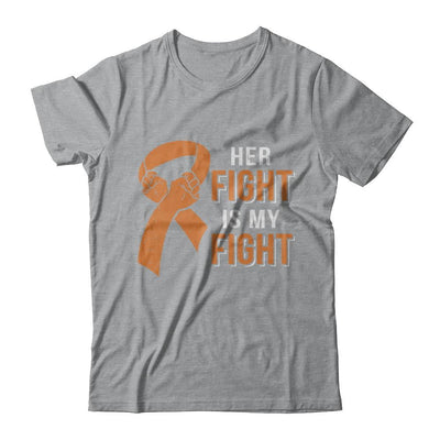 Her Fight Is My Fight Multiple Sclerosis Awareness-T-Shirt & Hoodie-Classic T-Shirt-Sport Grey