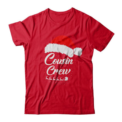 Cousin Crew Matching Family Funny Christmas-T-Shirt & Hoodie-Premium T-Shirt-Red