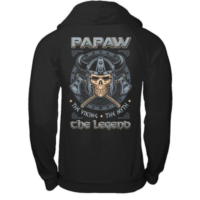 PaPaw The Viking The Myth The Legend-T-Shirt & Hoodie-Pullover Hoodie-Black