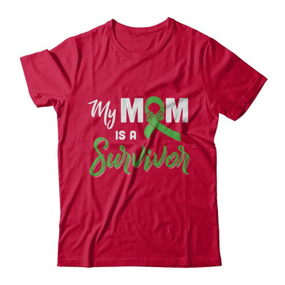 My Mom Is A Survivor Lymphoma Son Daughter-T-Shirt & Hoodie-Classic T-Shirt-Red