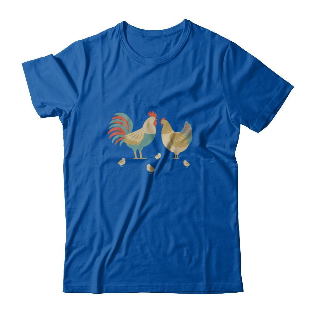 Vintage Retro Chicken Whisperer Poultry-T-Shirt & Tank Top-Premium T-Shirt-Royal