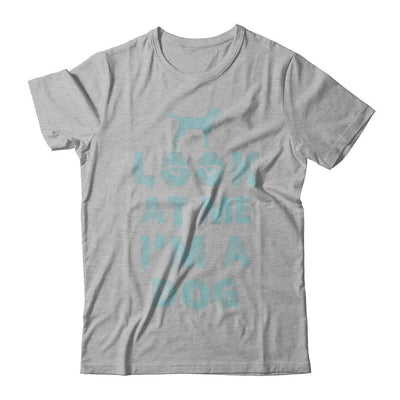 Look At Me I'm A Dog Halloween Costume-T-Shirt & Hoodie-Premium T-Shirt-Heather Gray