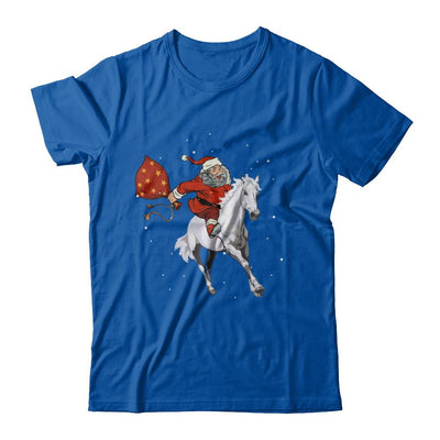 Horse Christmas Santa Rider-T-Shirt & Sweatshirt-Premium T-Shirt-Royal