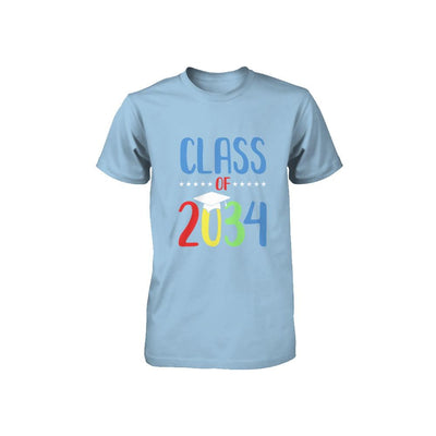 Grow With Me First Day Of School Class Of 2034 Youth-Youth Shirt-Toddler T-Shirt-Light Blue
