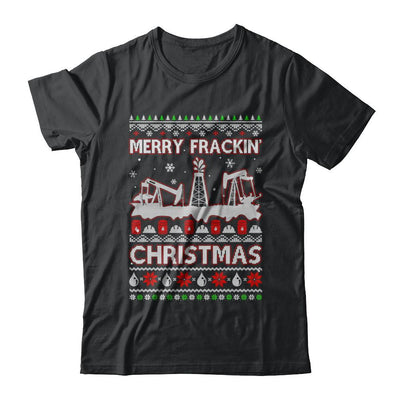Oilfield Merry Fracking Christmas Ugly Sweater Gifts-T-Shirt & Sweatshirt-Classic T-Shirt-Black