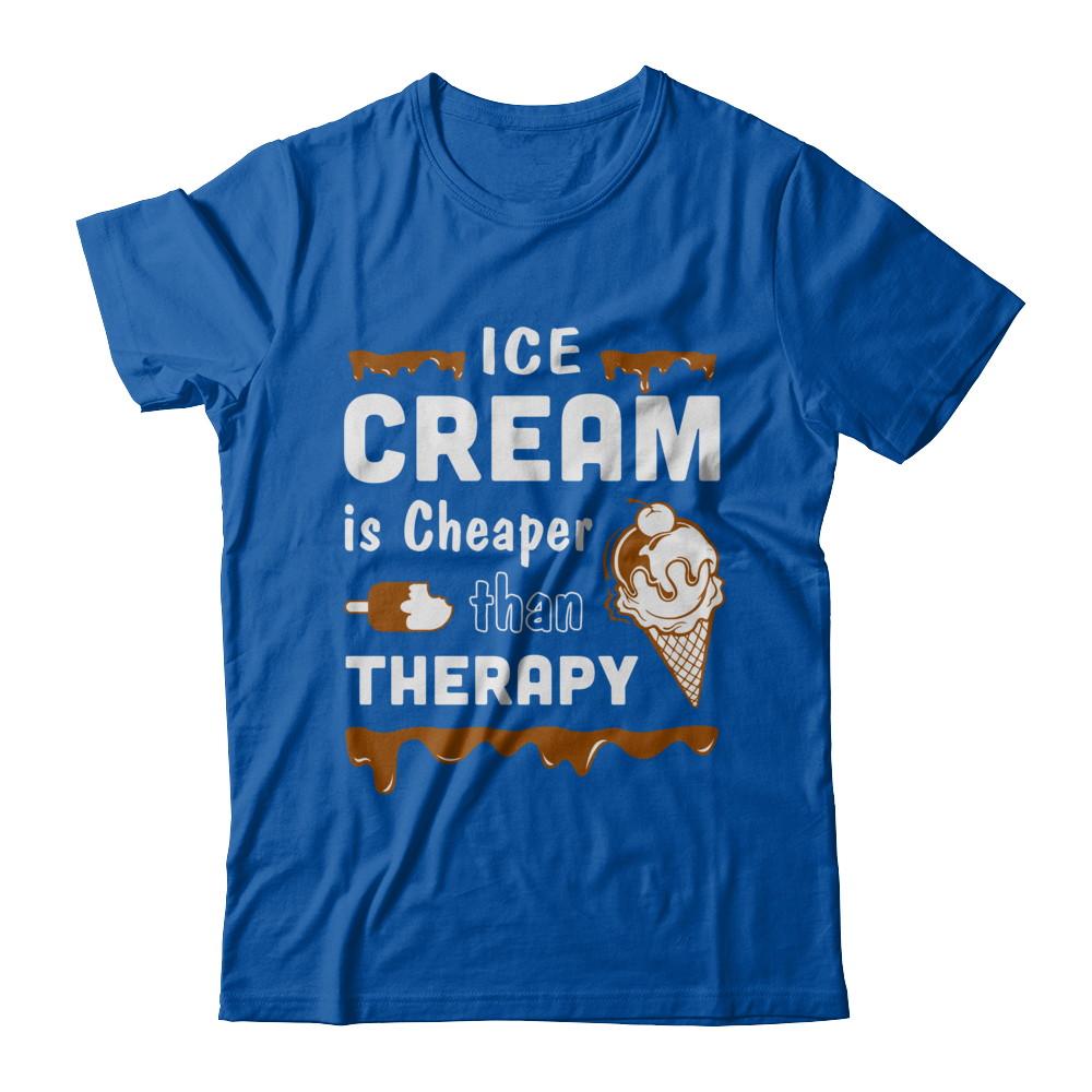 Ice Cream Is Cheaper Than Therapy-T-Shirt & Hoodie-Premium T-Shirt-Royal
