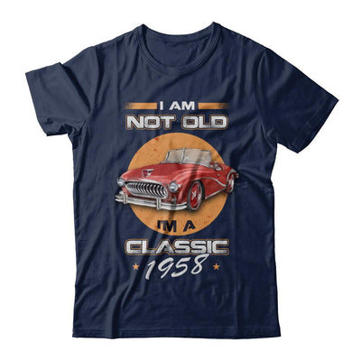 I'm Not Old I'm A Classic 1958 Car-T-Shirt & Hoodie-Classic T-Shirt-Navy