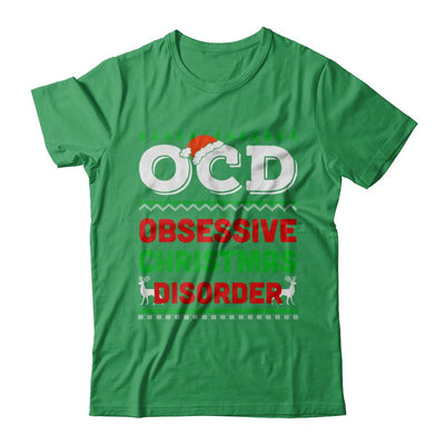 OCD Obsessive Christmas Disorder Xmas Gift-T-Shirt & Sweatshirt-Premium T-Shirt-Kelly Green