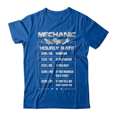 Funny Mechanic Hourly Rate-T-Shirt & Hoodie-Premium T-Shirt-Royal