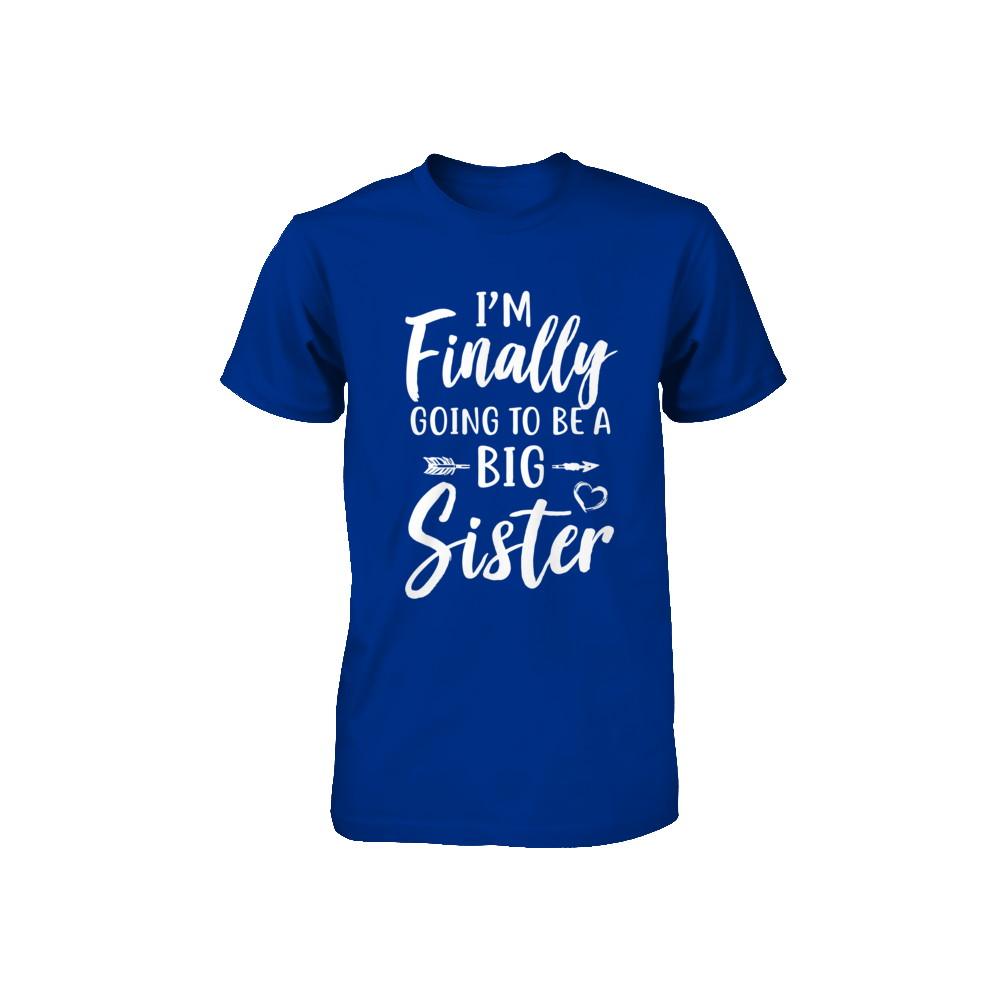 Cute I Am Finally Going To Be A Big Sister Youth-Youth Shirt-