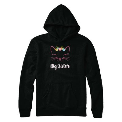 Kitty Cat Big Sister I'm Going To Be A Big Sister-T-Shirt & Tank Top-Pullover Hoodie-Black