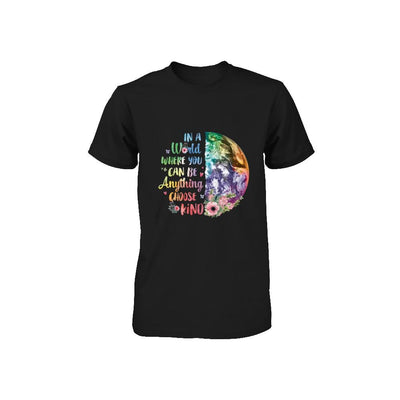 Earth In A World Where You Can Be Anything Be Kind Youth-Youth Shirt-Toddler T-Shirt-Black