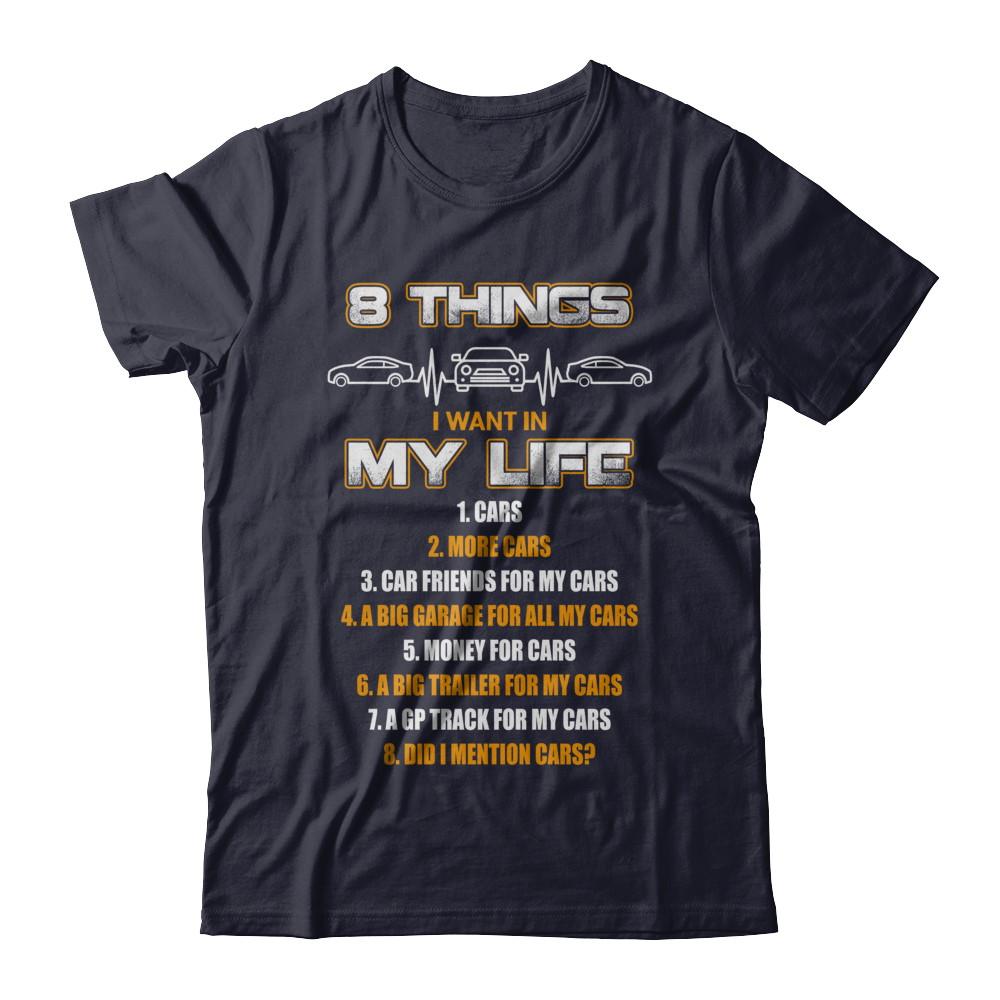 08 Things I Want In My Life Car Drift-T-Shirt & Hoodie-Premium T-Shirt-Midnight Navy