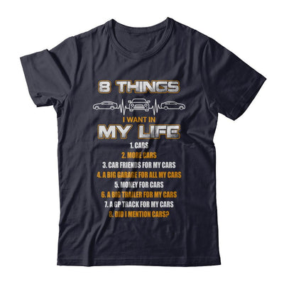 08 Things I Want In My Life Car Drift-T-Shirt & Hoodie-Premium T-Shirt-Midnight Navy
