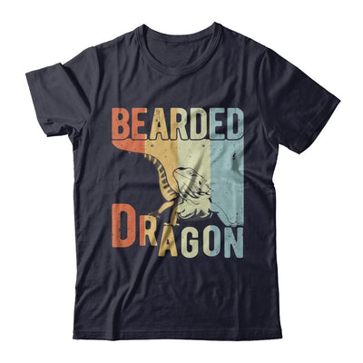 Vintage Retro Bearded Dragon-T-Shirt & Hoodie-Premium T-Shirt-Midnight Navy