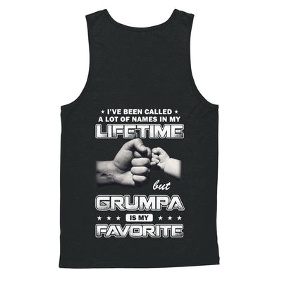 I've Been Called A Lot Of Names But Grumpa Is My Favorite-T-Shirt & Hoodie-Unisex Tank-Black