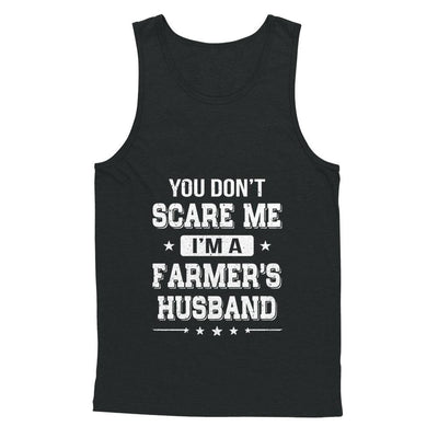 You Don't Scare Me I'm A Farmer's Husband-T-Shirt & Hoodie-Unisex Tank-Black
