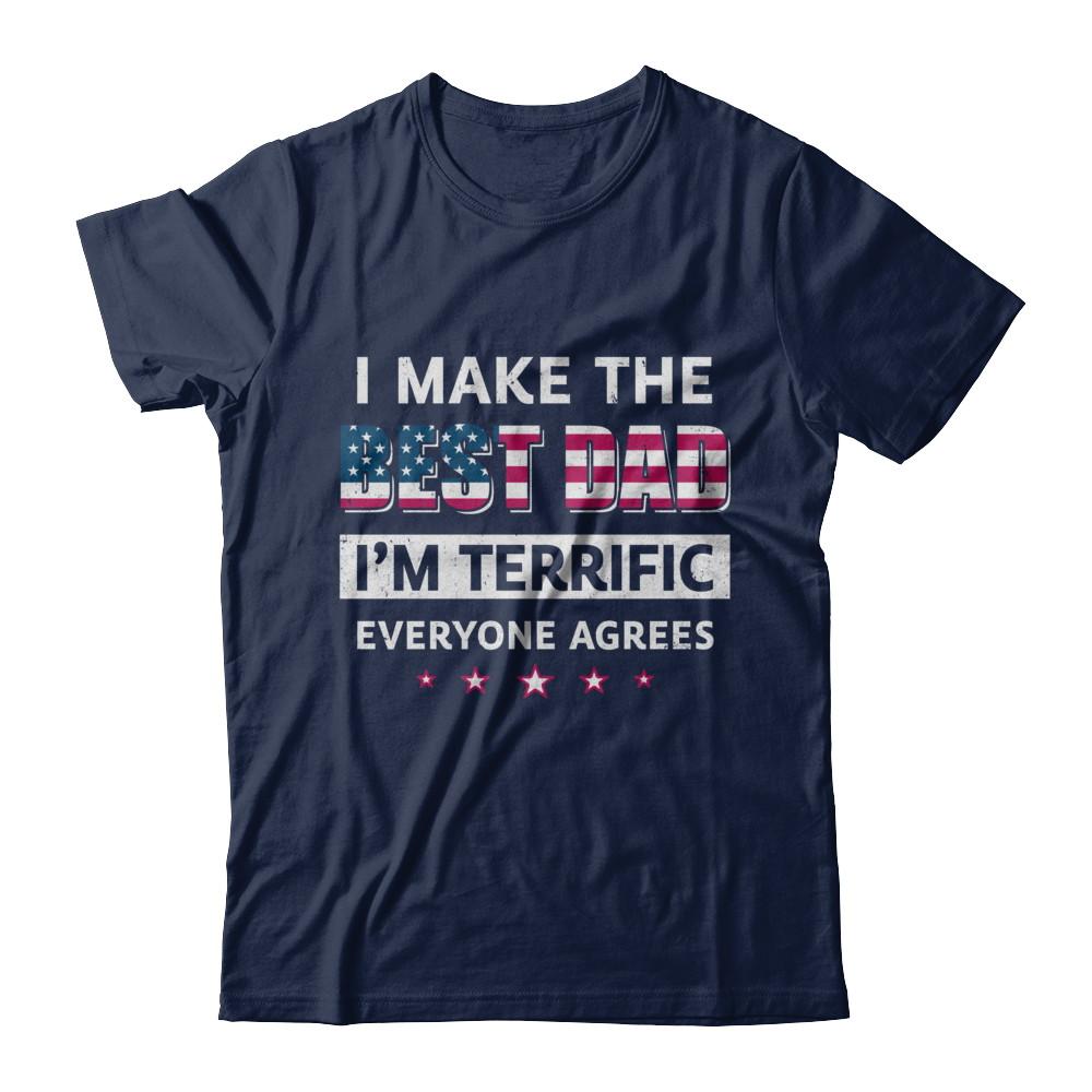 Best Dad Everyone Agrees Funny Fathers Day Gift-T-Shirt & Hoodie-Classic T-Shirt-Navy