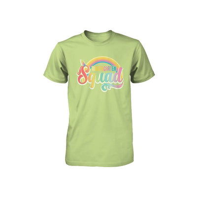 Kindergarten Squad Cute Rainbow Unicorn Back To School Youth-Youth Shirt-Toddler T-Shirt-Key Lime