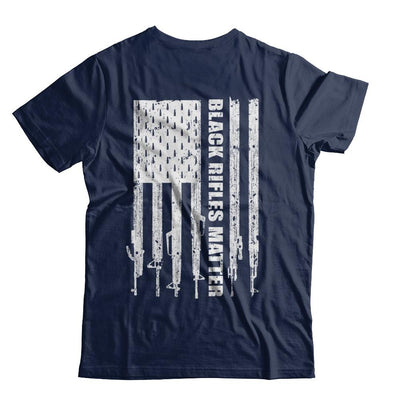Black Rifles Matter 2nd Amendment Ar15-T-Shirt & Hoodie-Classic T-Shirt-Navy