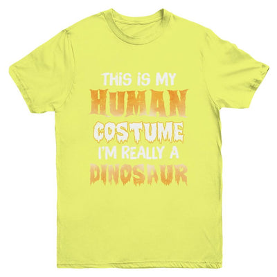 This Is My Human Costume Dinosaur T-Rex Halloween Youth-Youth Shirt-Youth T-Shirt-Daisy