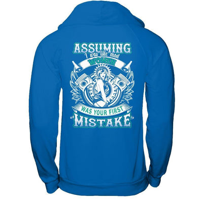 Assuming I Was Like Most Women Was Your First Mistake-T-Shirt & Hoodie-Pullover Hoodie-Royal