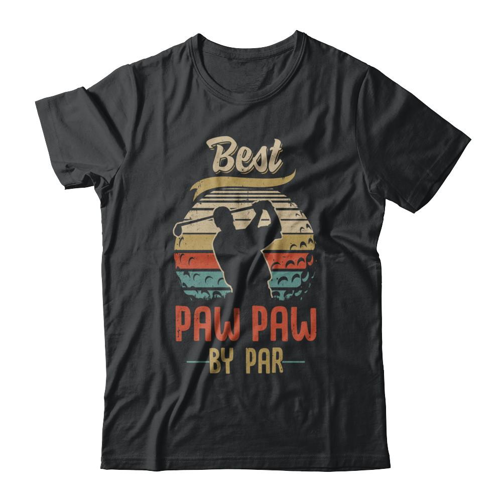 Vintage Best Paw Paw By Par Fathers Day Funny Golf Gift