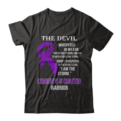 I Am The Storm Support Crohn's Colitis Awareness Warrior Gift-T-Shirt & Hoodie-Classic T-Shirt-Black
